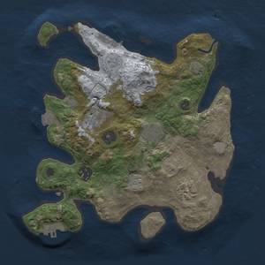 Thumbnail Rust Map: Procedural Map, Size: 2750, Seed: 558122213, 13 Monuments