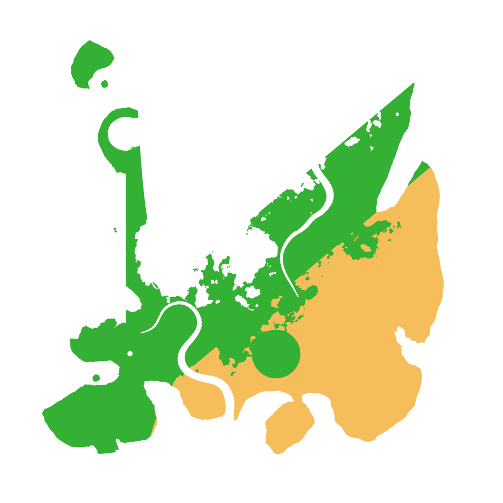 Biome Rust Map: Procedural Map, Size: 2750, Seed: 558122213