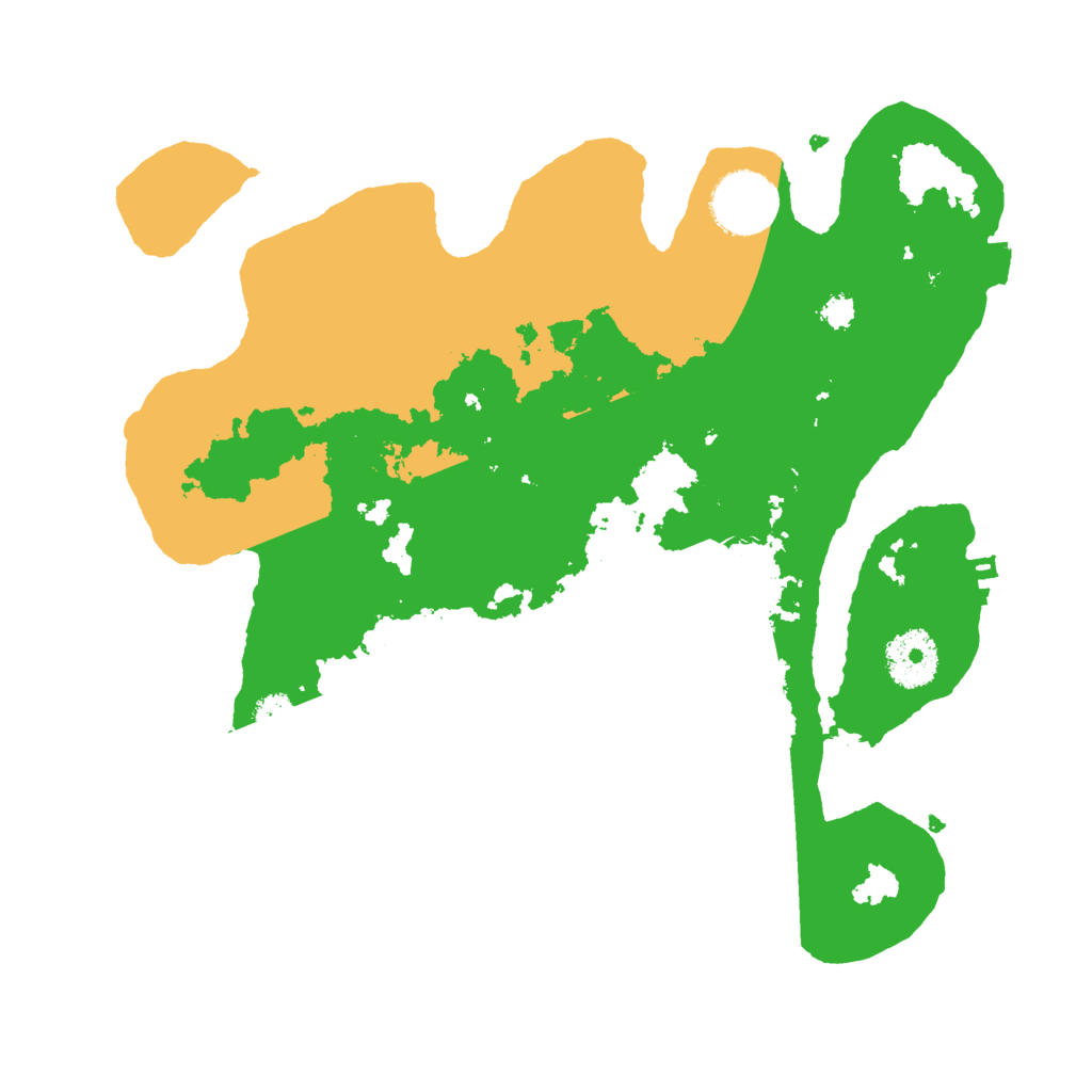 Biome Rust Map: Procedural Map, Size: 3000, Seed: 11196