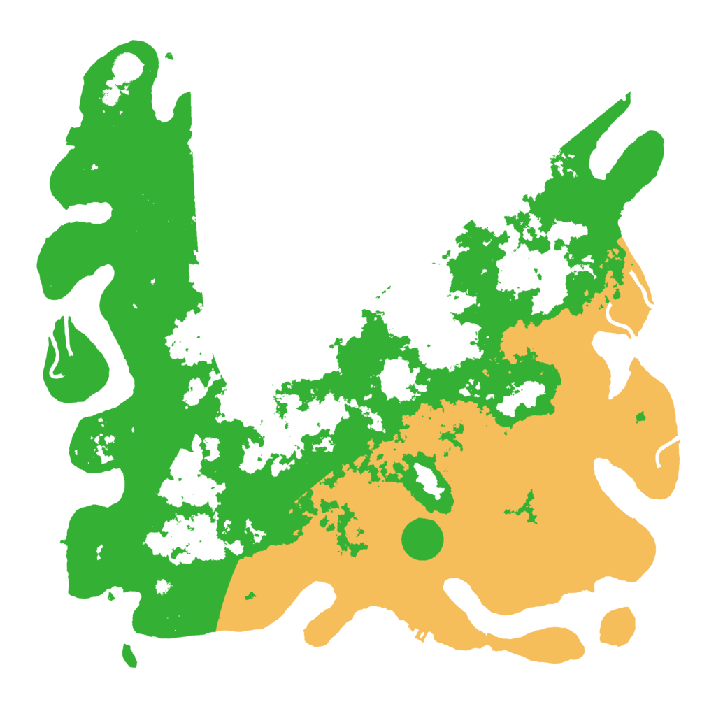 Biome Rust Map: Procedural Map, Size: 4500, Seed: 166316794