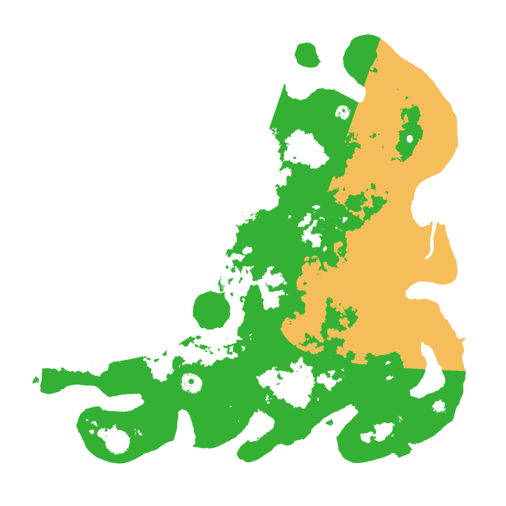 Biome Rust Map: Procedural Map, Size: 3700, Seed: 68118832