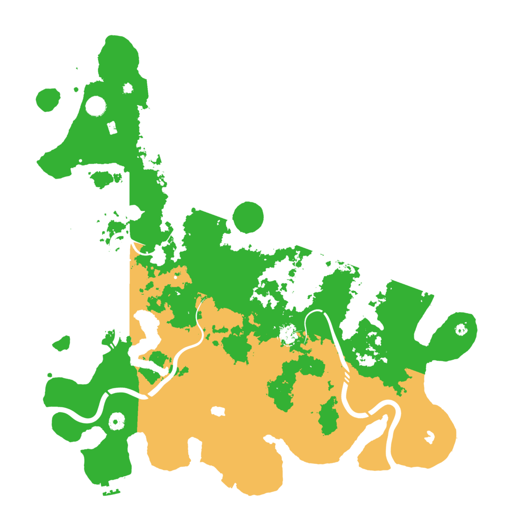 Biome Rust Map: Procedural Map, Size: 4500, Seed: 119731605