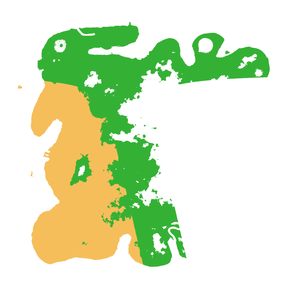 Biome Rust Map: Procedural Map, Size: 3500, Seed: 121512