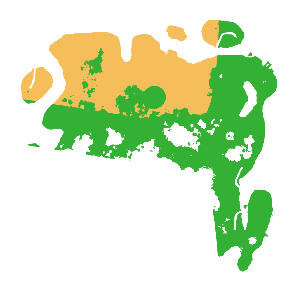 Biome Rust Map: Procedural Map, Size: 3500, Seed: 1361501836