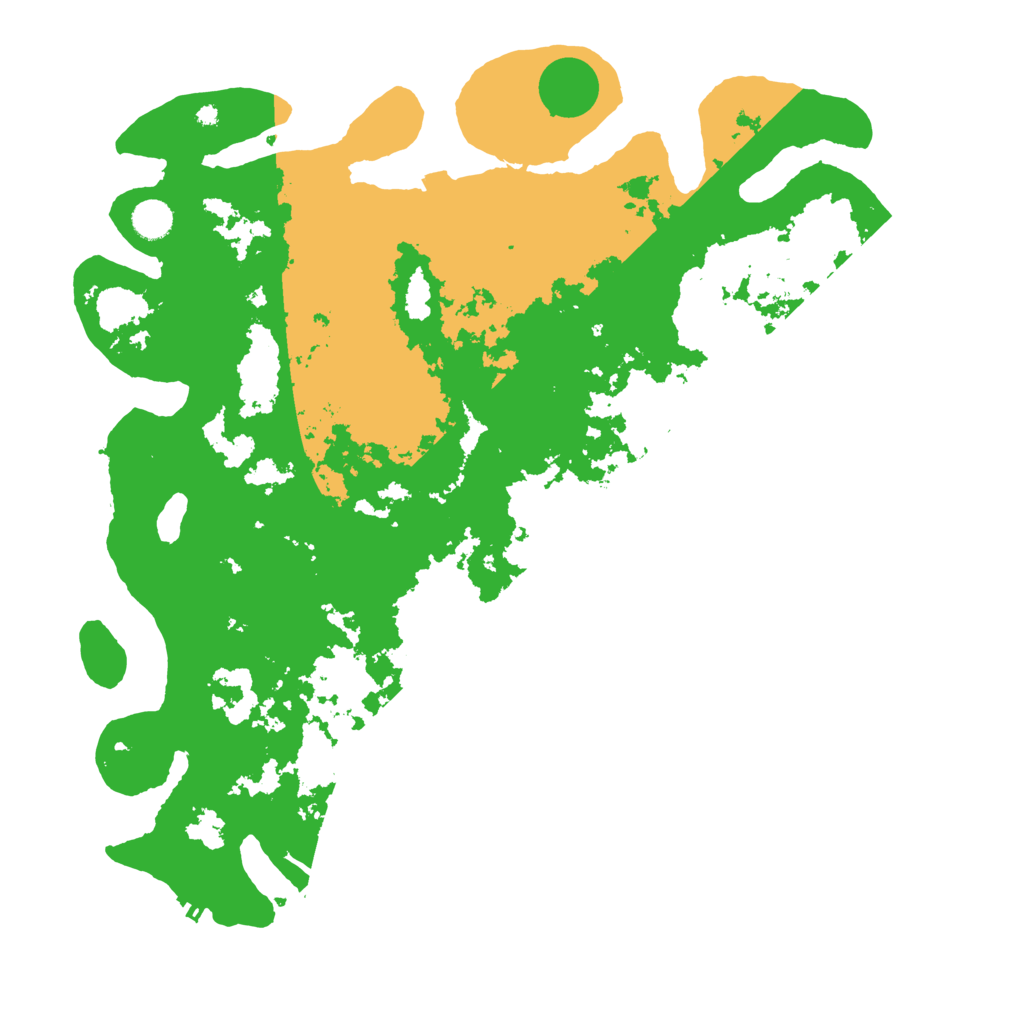 Biome Rust Map: Procedural Map, Size: 4500, Seed: 145339032