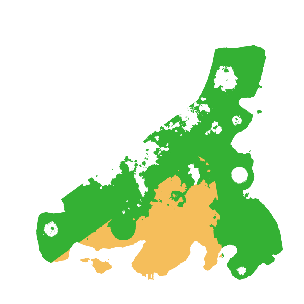 Biome Rust Map: Procedural Map, Size: 3300, Seed: 166829906