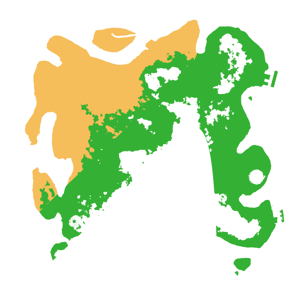 Biome Rust Map: Procedural Map, Size: 3600, Seed: 1293987757