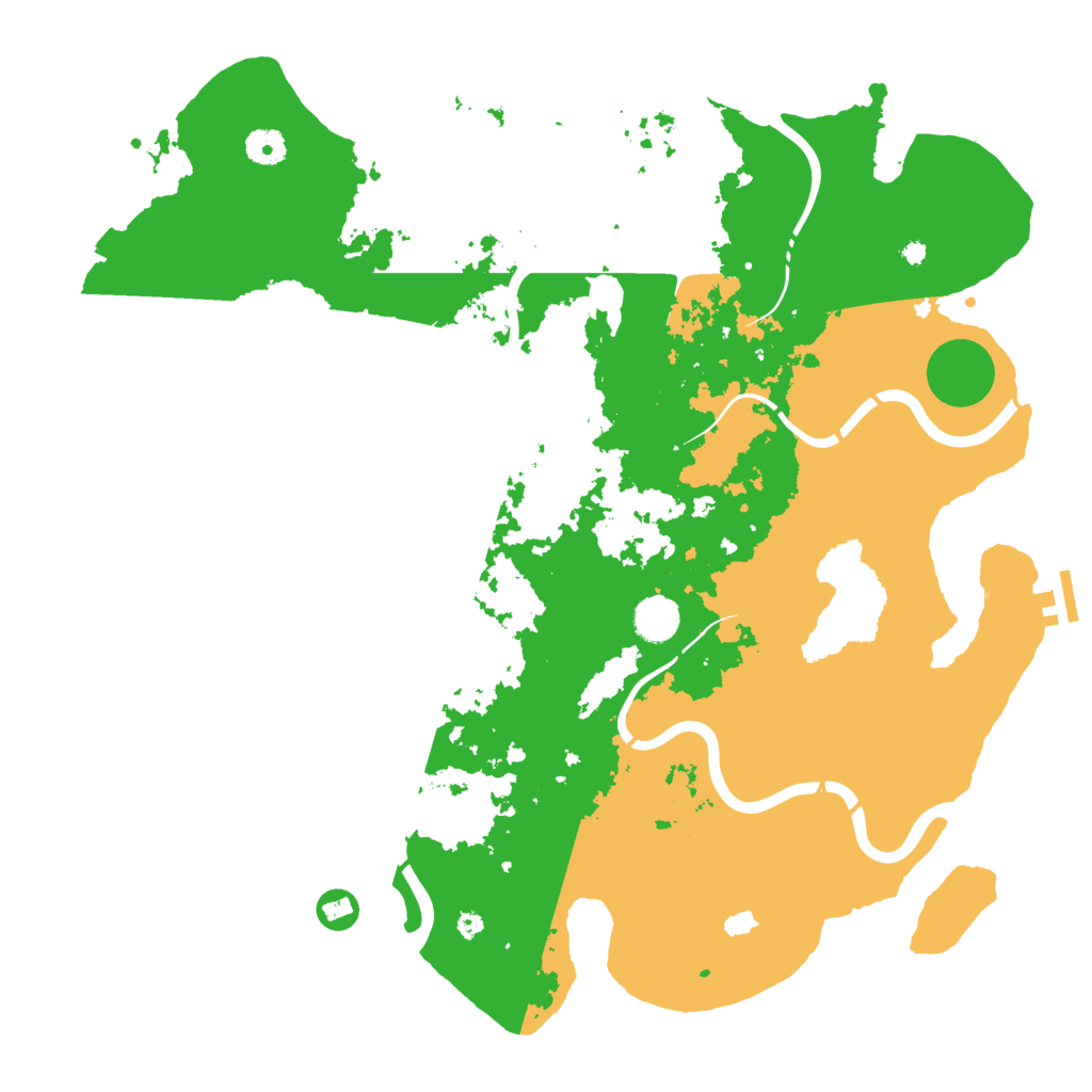 Biome Rust Map: Procedural Map, Size: 4250, Seed: 199554111