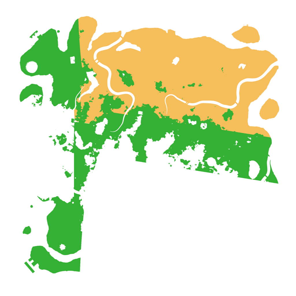 Biome Rust Map: Procedural Map, Size: 4500, Seed: 830080827