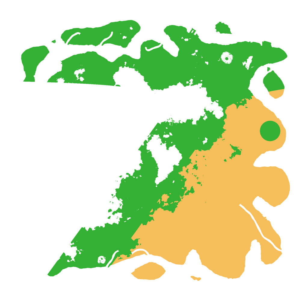 Biome Rust Map: Procedural Map, Size: 4000, Seed: 2144459236