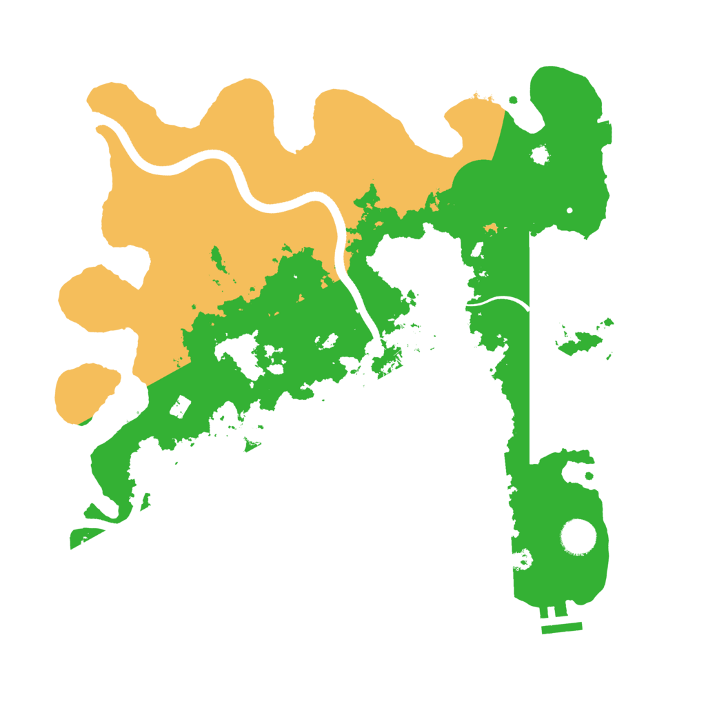 Biome Rust Map: Procedural Map, Size: 3500, Seed: 3113