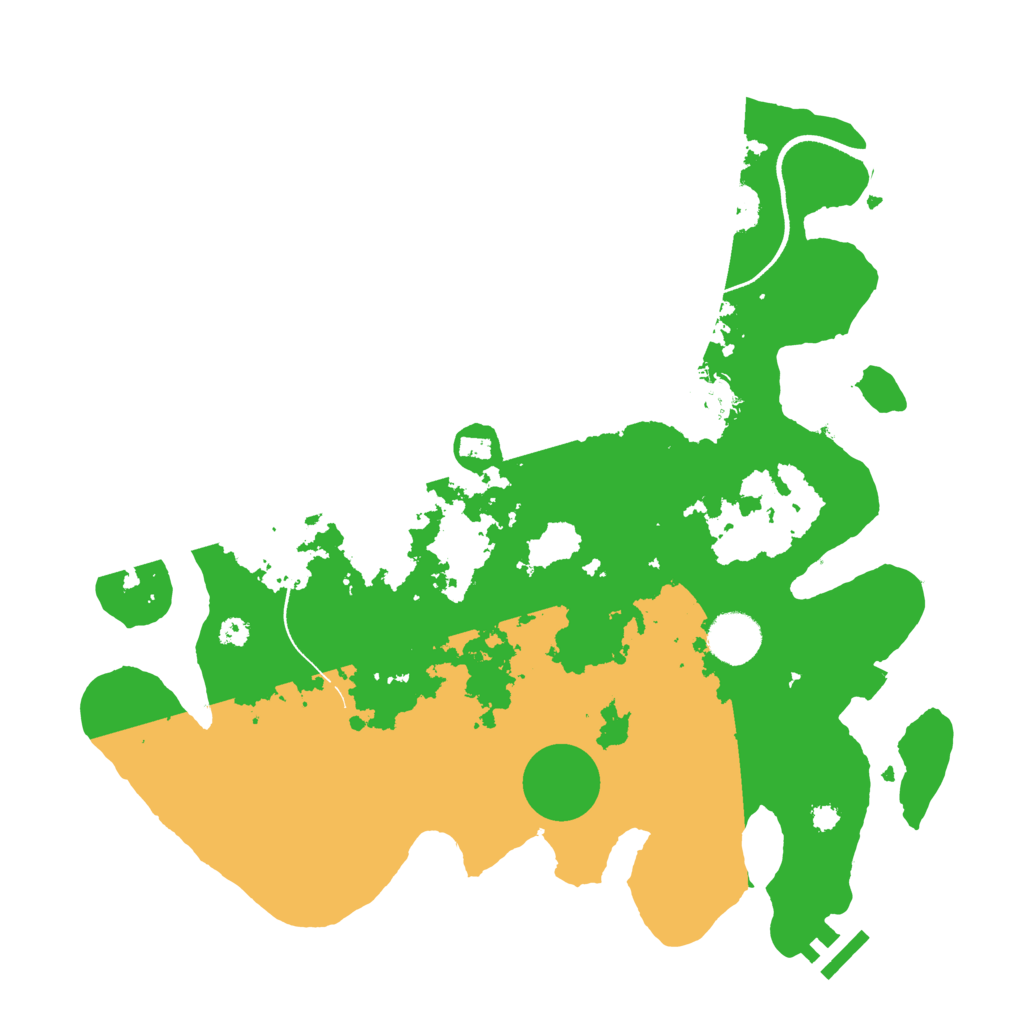 Biome Rust Map: Procedural Map, Size: 3500, Seed: 1032557531