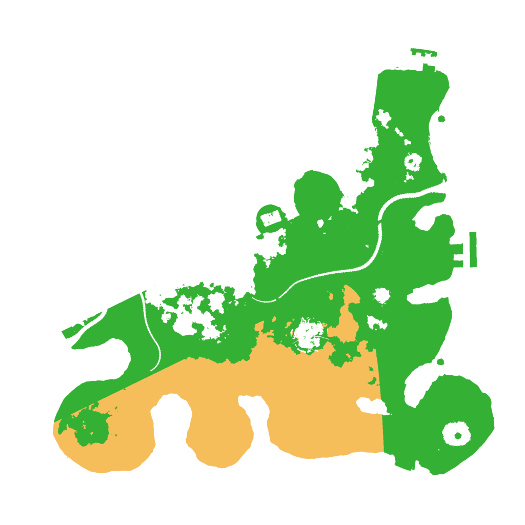 Biome Rust Map: Procedural Map, Size: 3000, Seed: 1700620523