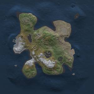 Thumbnail Rust Map: Procedural Map, Size: 2000, Seed: 428235580, 6 Monuments