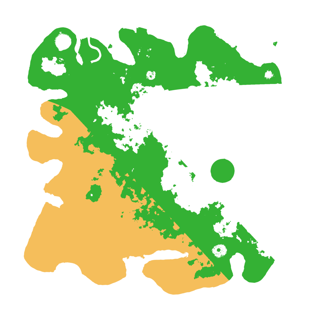 Biome Rust Map: Procedural Map, Size: 3500, Seed: 1160098816