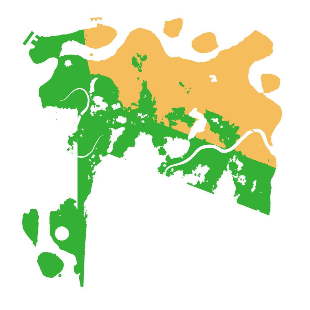 Biome Rust Map: Procedural Map, Size: 4000, Seed: 7157112
