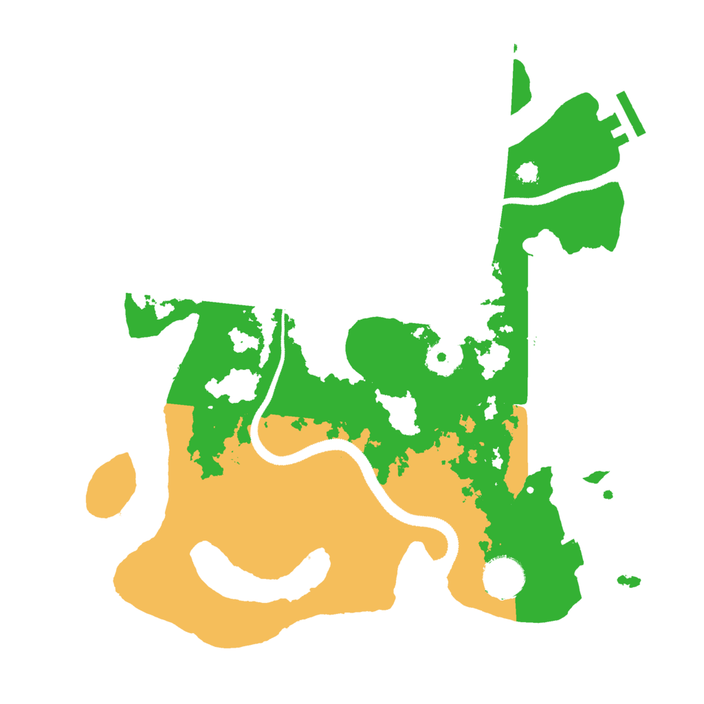 Biome Rust Map: Procedural Map, Size: 3000, Seed: 20035