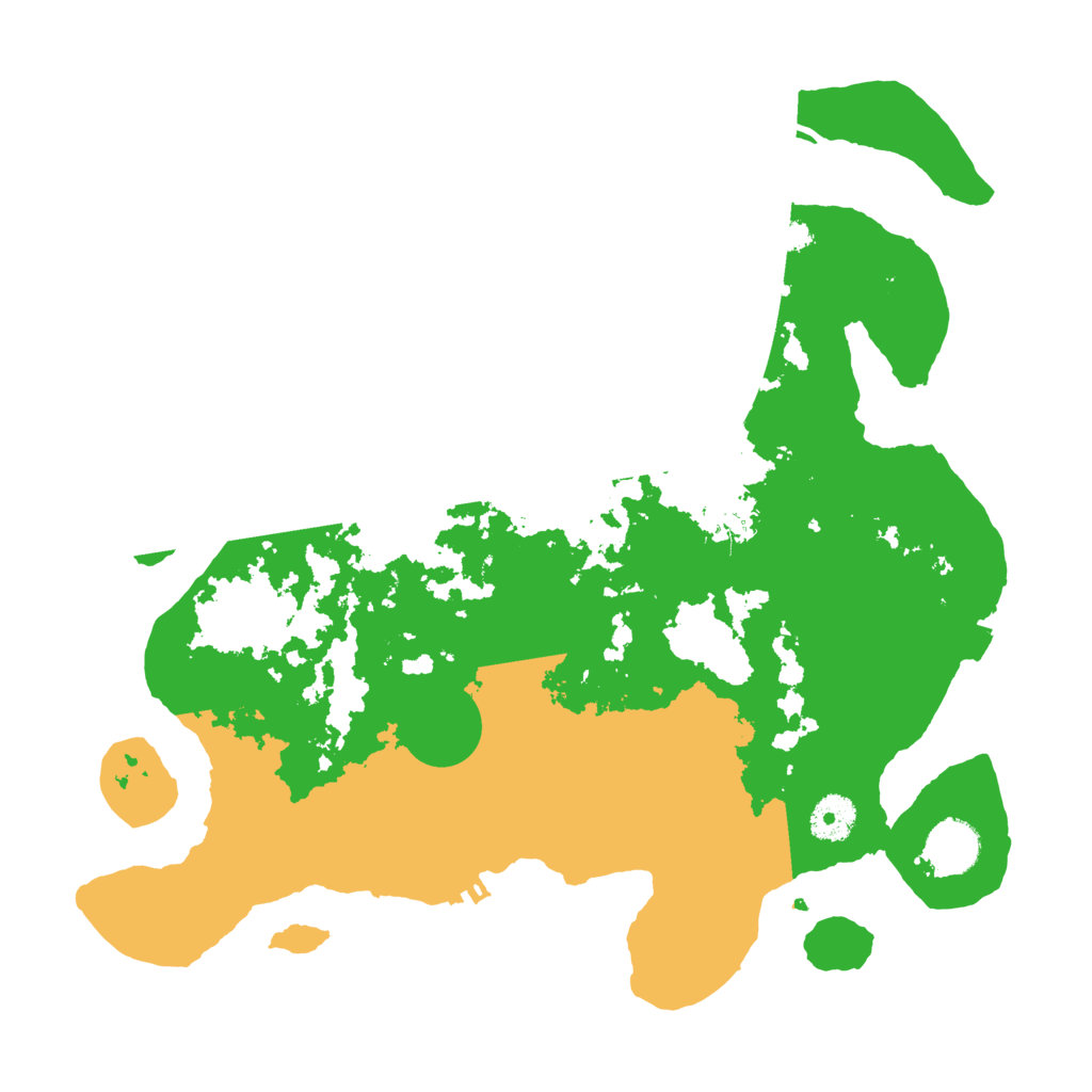 Biome Rust Map: Procedural Map, Size: 3600, Seed: 21741