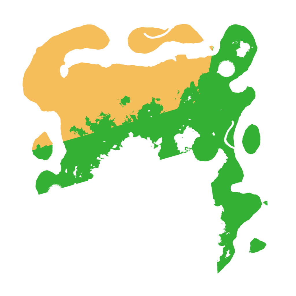 Biome Rust Map: Procedural Map, Size: 3200, Seed: 460941771