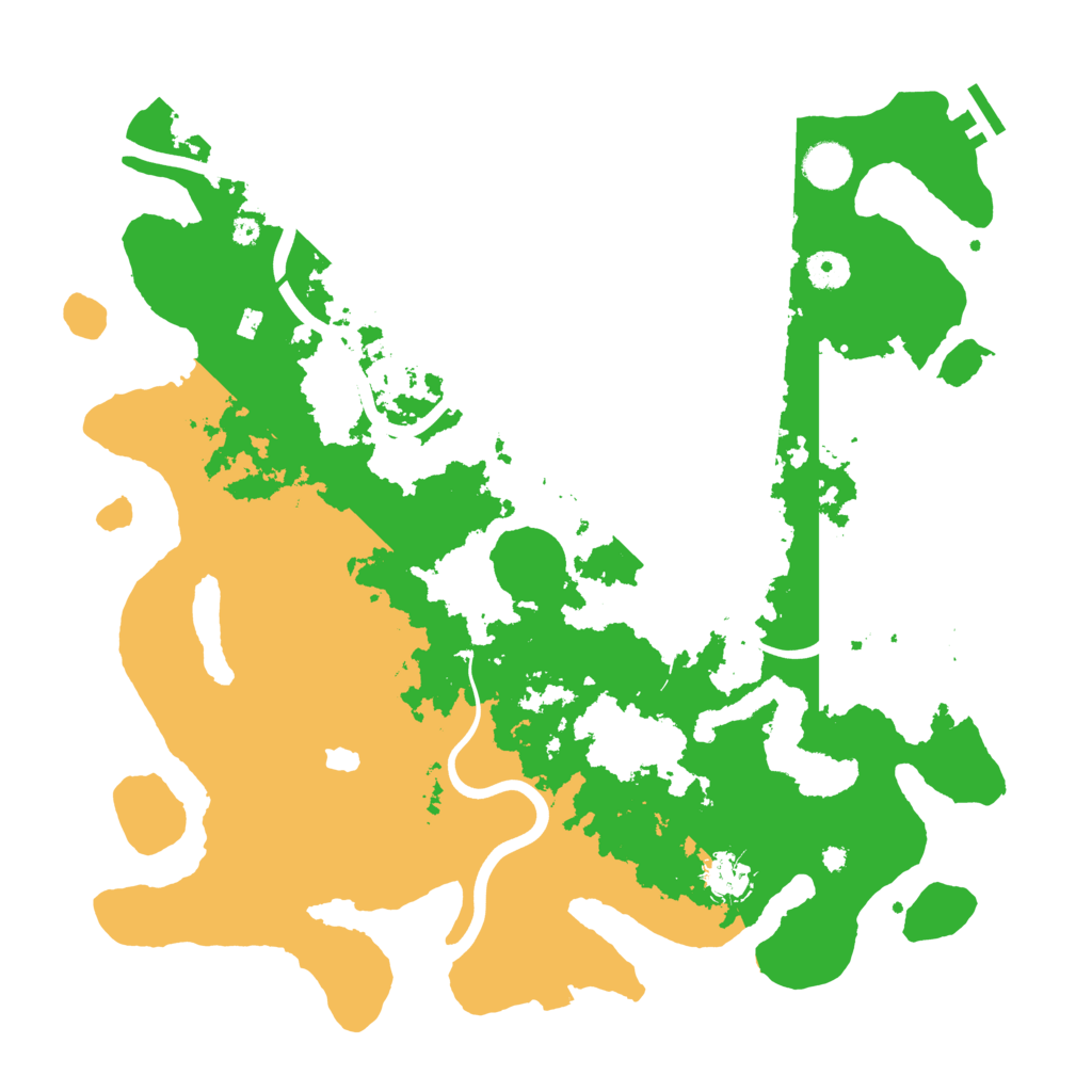 Biome Rust Map: Procedural Map, Size: 4000, Seed: 1427196487