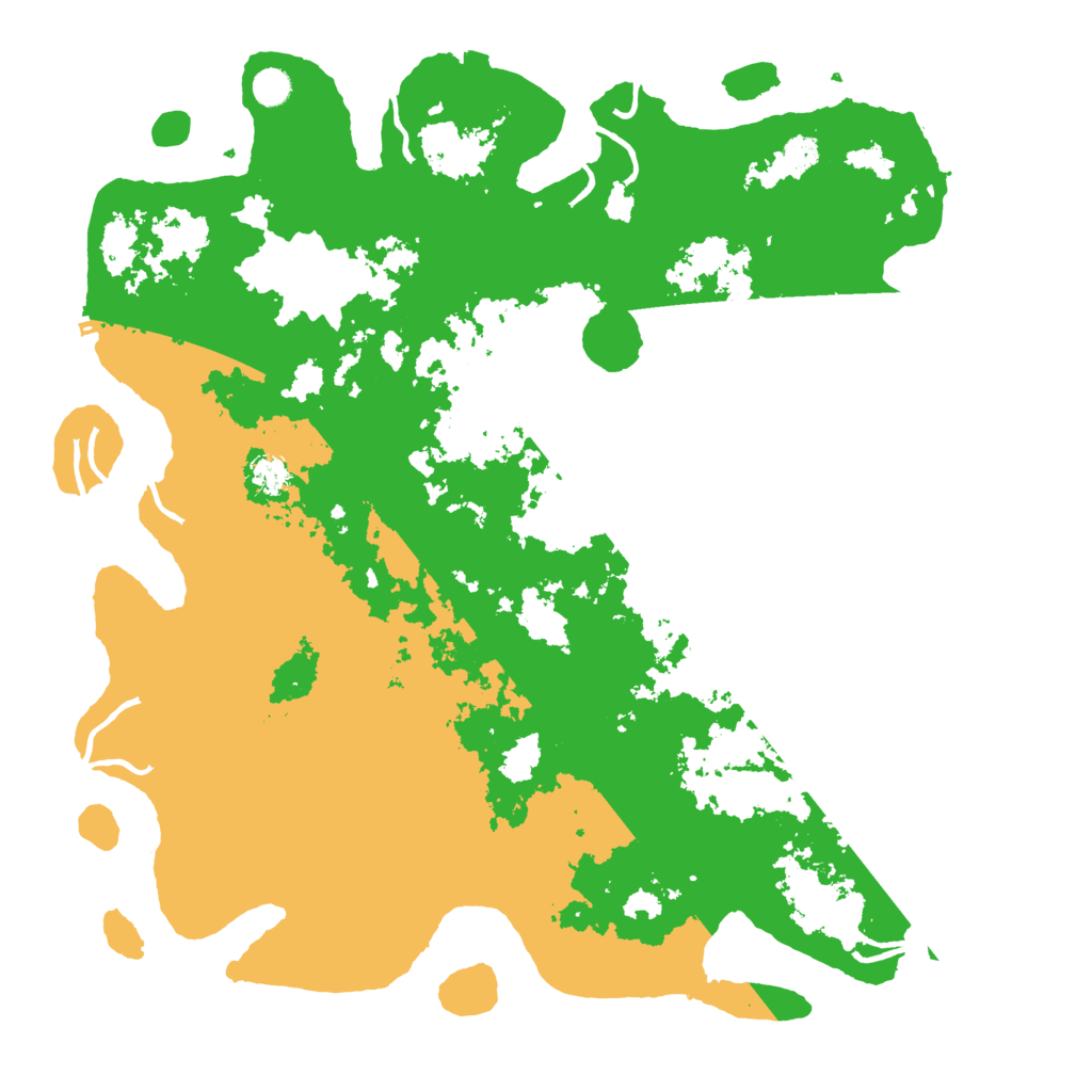 Biome Rust Map: Procedural Map, Size: 5000, Seed: 2077572893