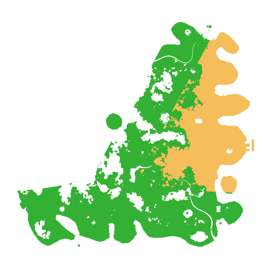 Biome Rust Map: Procedural Map, Size: 4500, Seed: 32263323