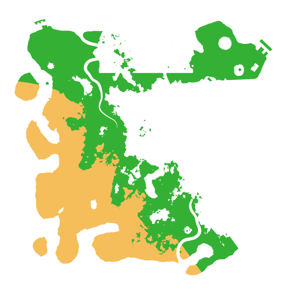 Biome Rust Map: Procedural Map, Size: 4000, Seed: 281582841