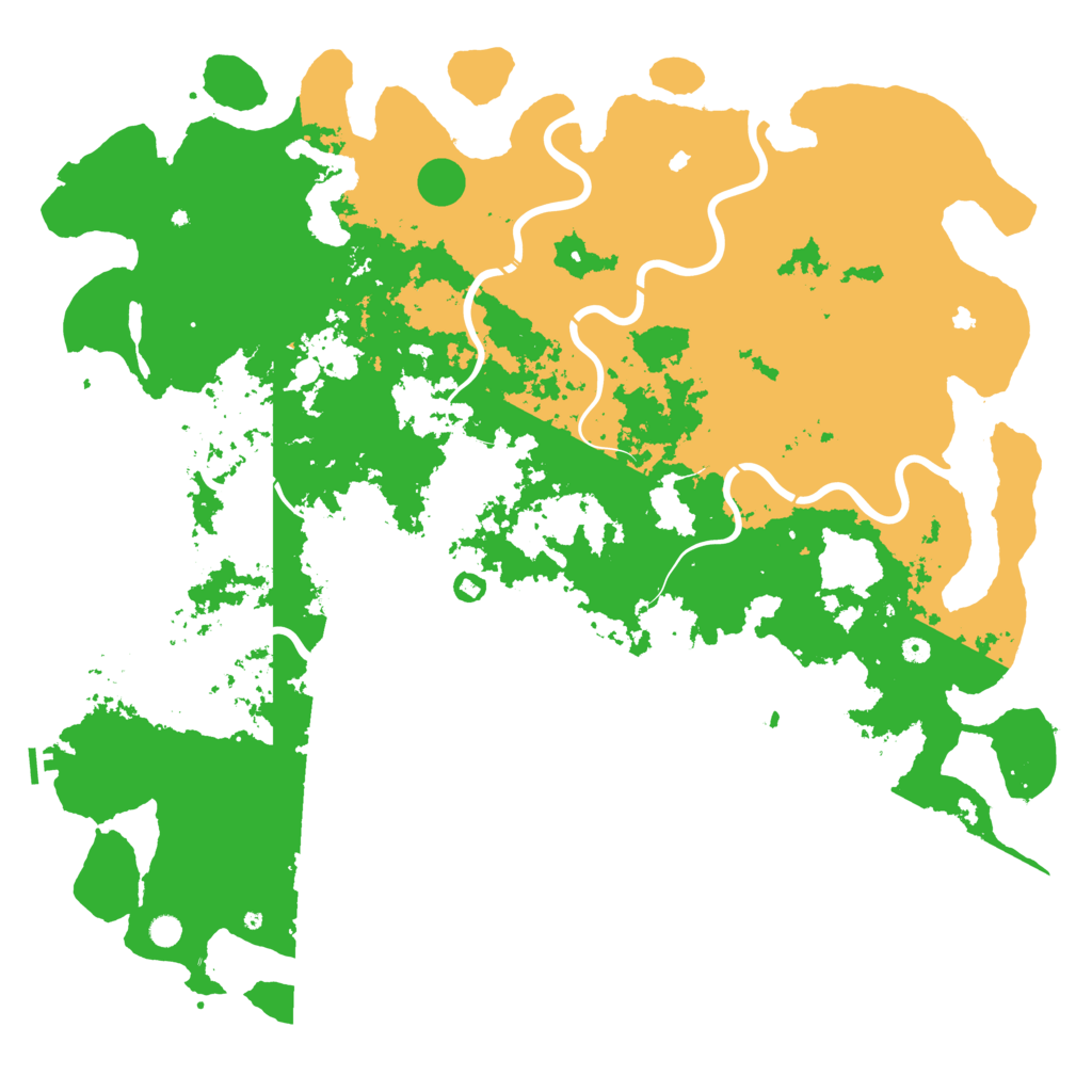 Biome Rust Map: Procedural Map, Size: 6000, Seed: 1384678767