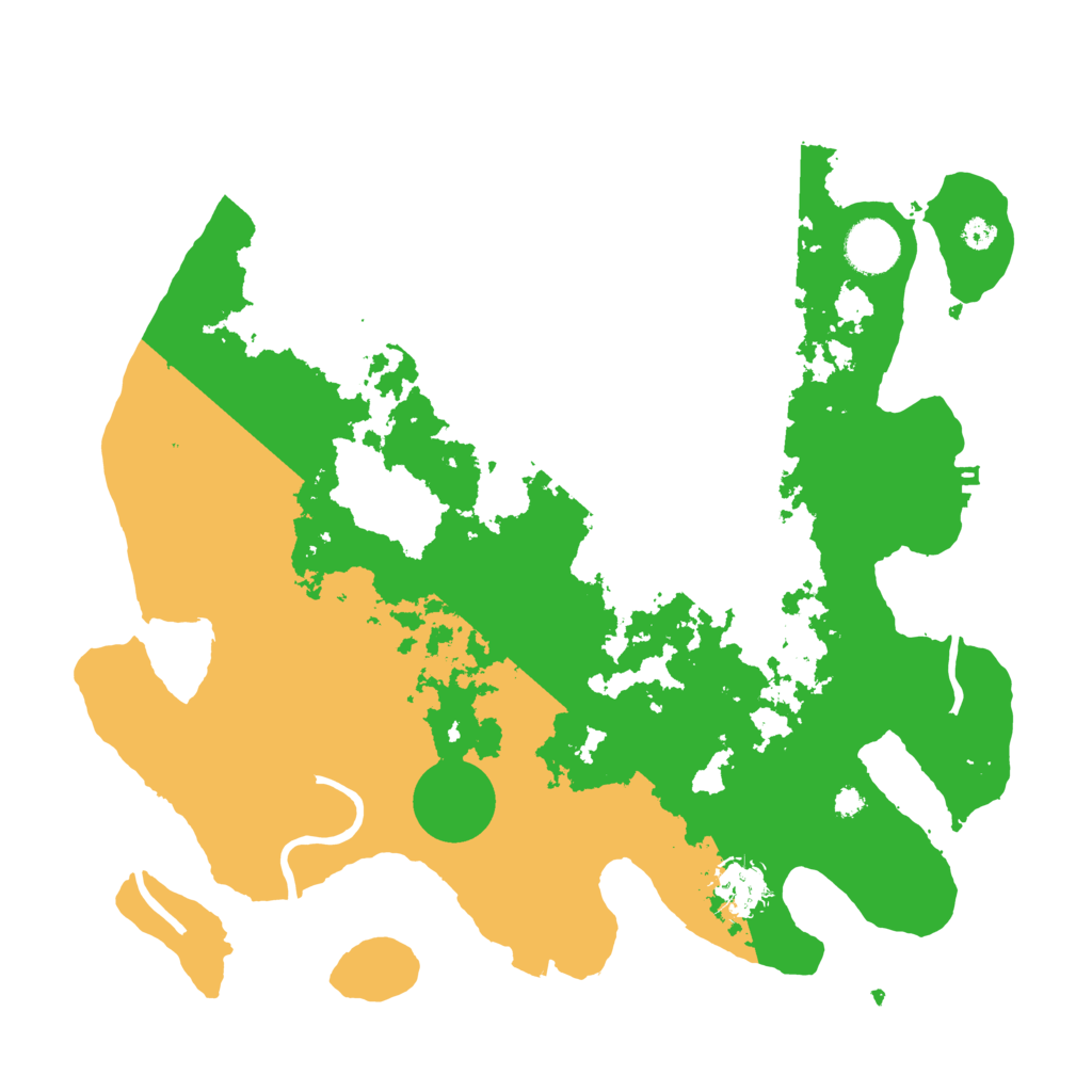 Biome Rust Map: Procedural Map, Size: 3500, Seed: 501109870