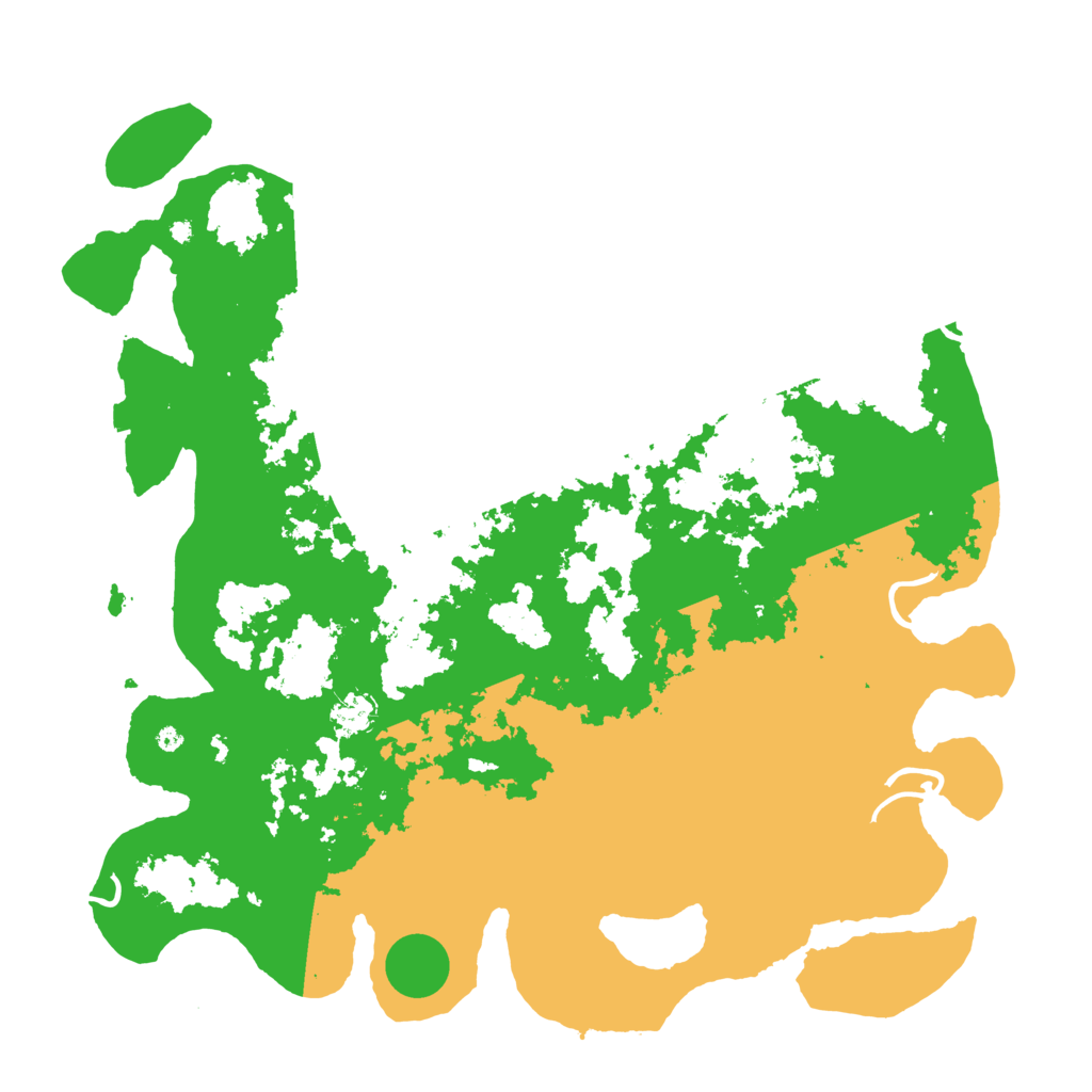 Biome Rust Map: Procedural Map, Size: 4500, Seed: 1208490