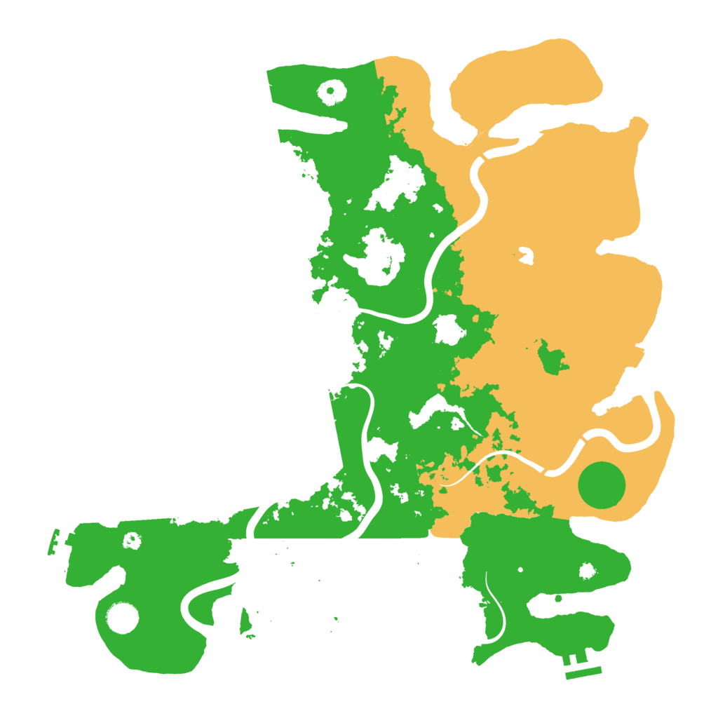 Biome Rust Map: Procedural Map, Size: 4000, Seed: 2119391915