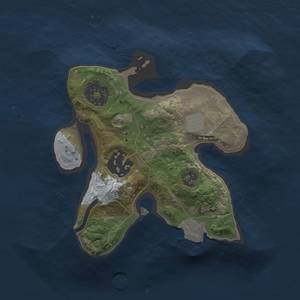 Thumbnail Rust Map: Procedural Map, Size: 1800, Seed: 1046206070, 4 Monuments