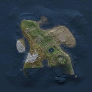 Thumbnail Rust Map: Procedural Map, Size: 1800, Seed: 1046206070, 4 Monuments