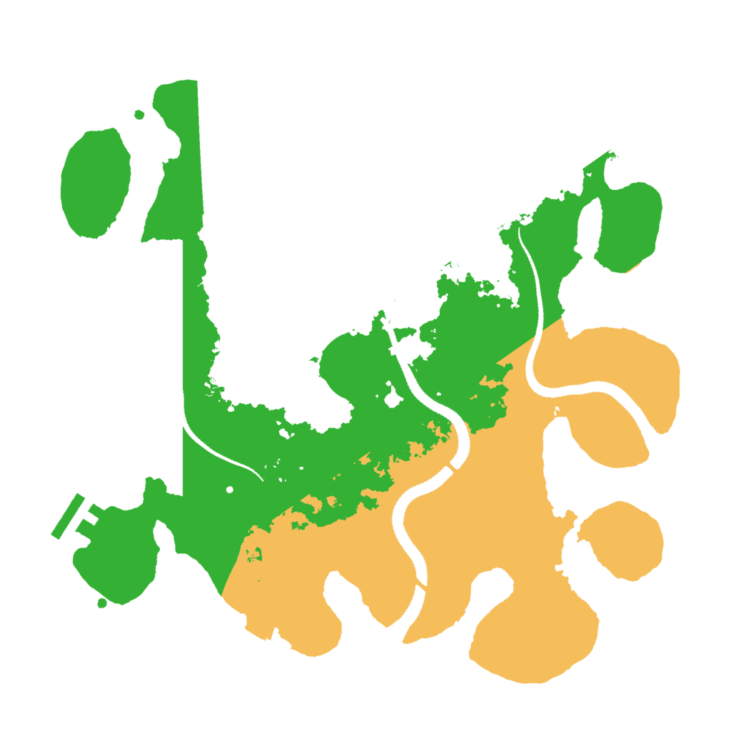 Biome Rust Map: Procedural Map, Size: 3000, Seed: 105673807