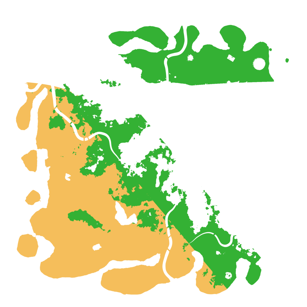 Biome Rust Map: Procedural Map, Size: 4500, Seed: 1849245984
