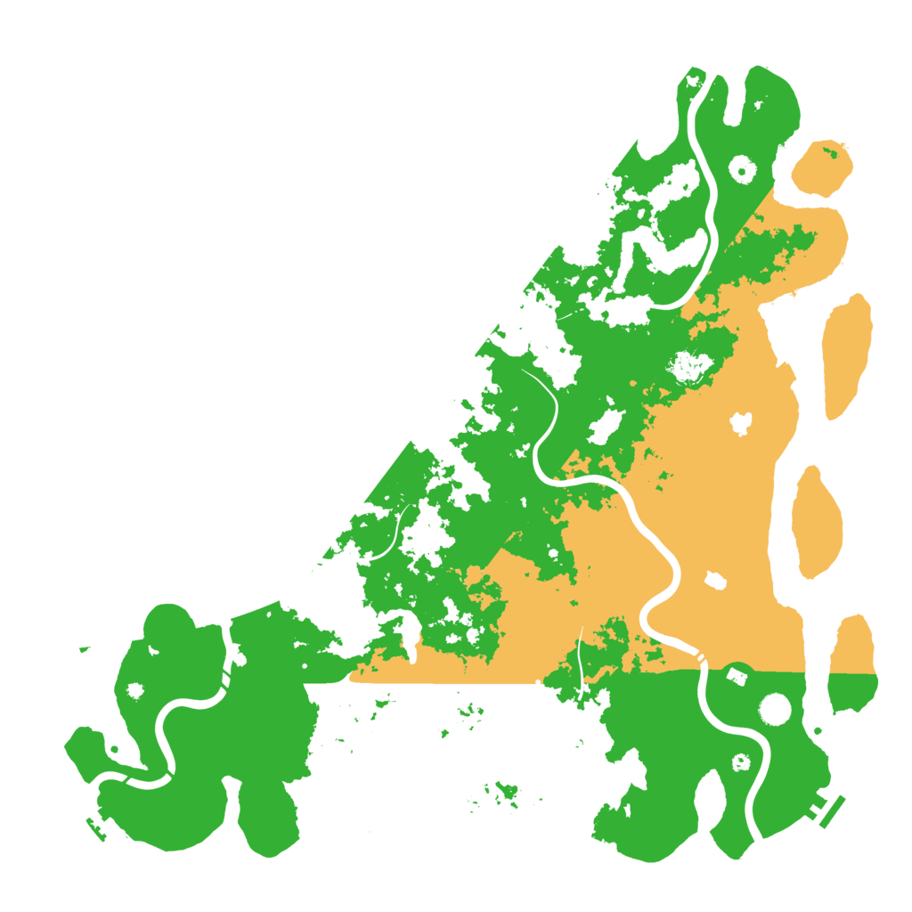 Biome Rust Map: Procedural Map, Size: 5000, Seed: 66617271