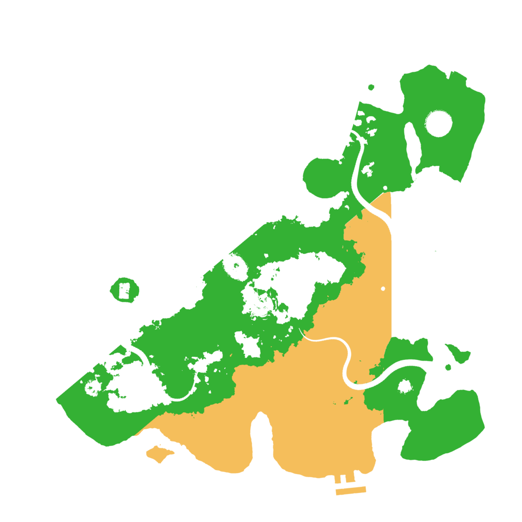 Biome Rust Map: Procedural Map, Size: 3500, Seed: 1723354209