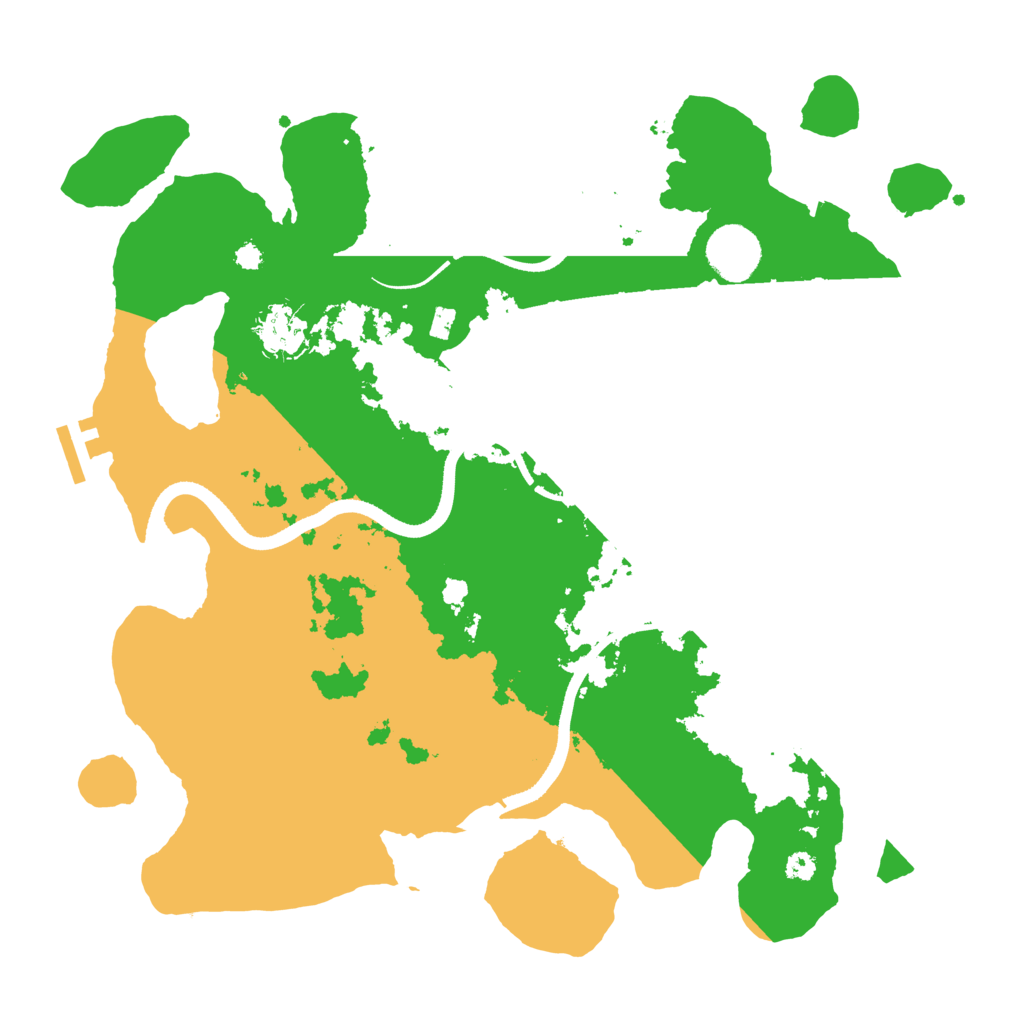 Biome Rust Map: Procedural Map, Size: 3500, Seed: 366226355