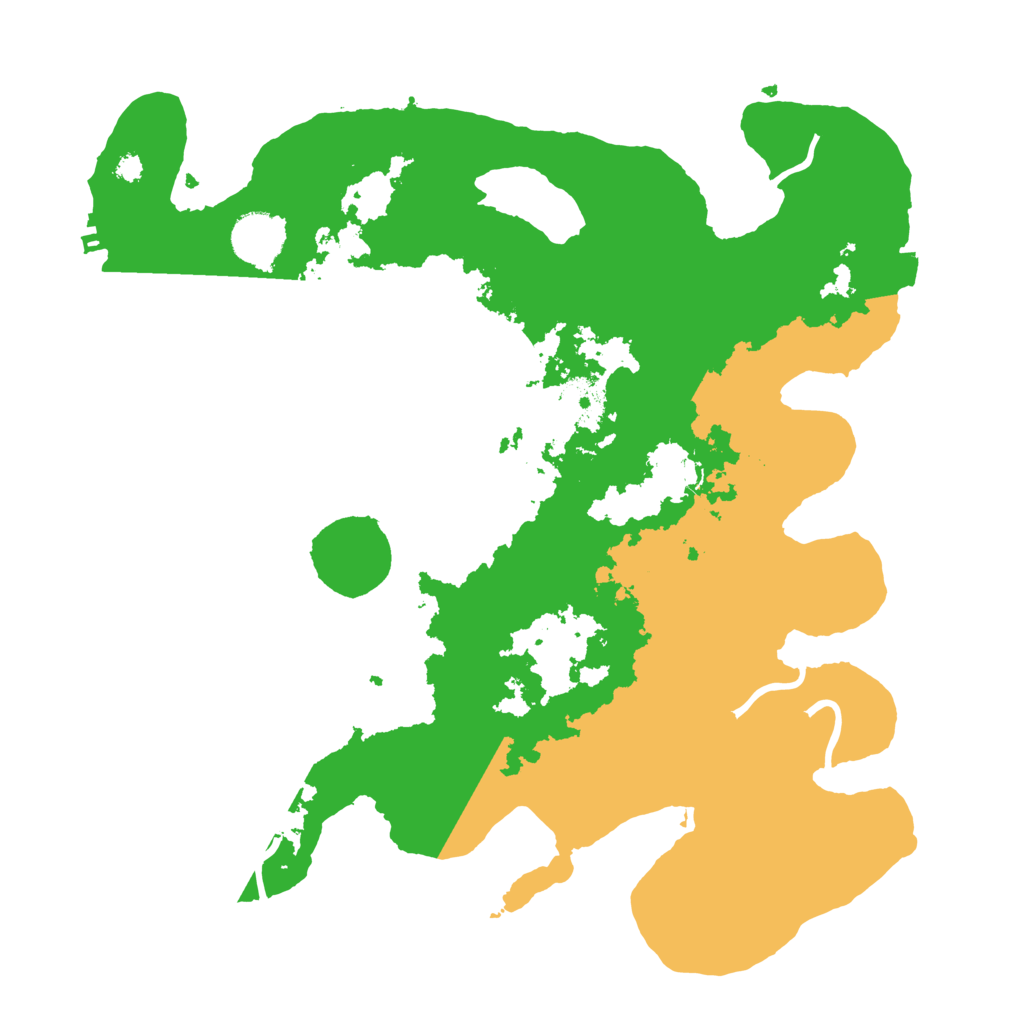 Biome Rust Map: Procedural Map, Size: 3500, Seed: 18647453