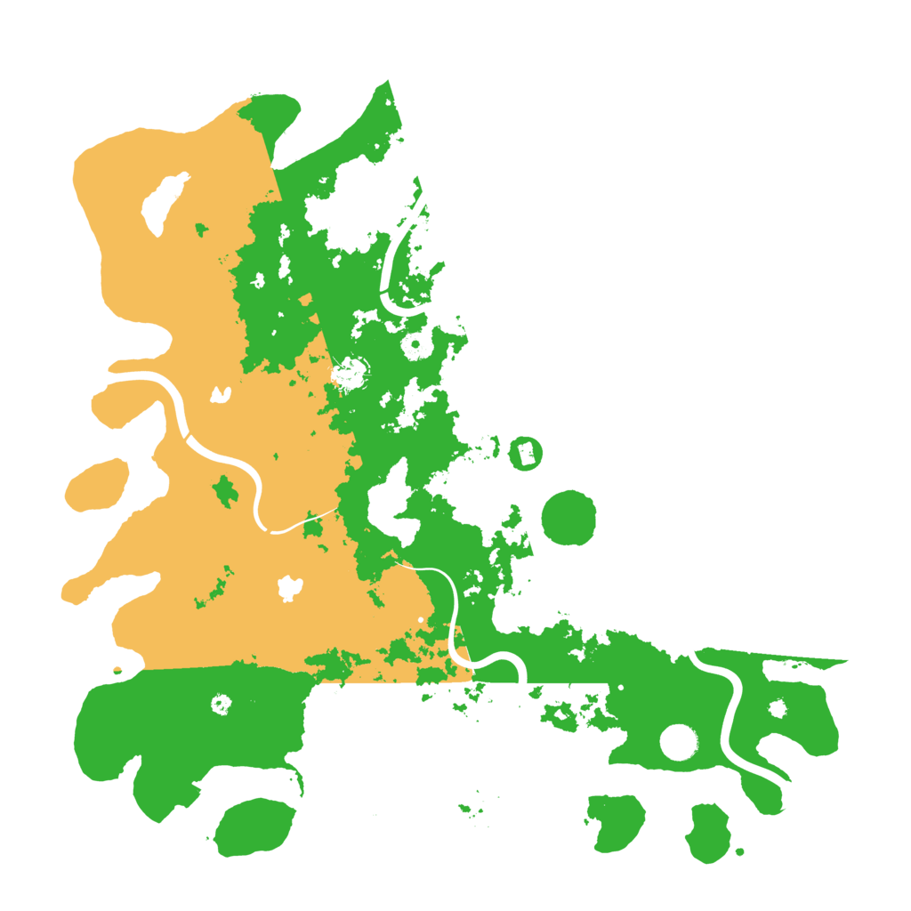 Biome Rust Map: Procedural Map, Size: 4500, Seed: 283543