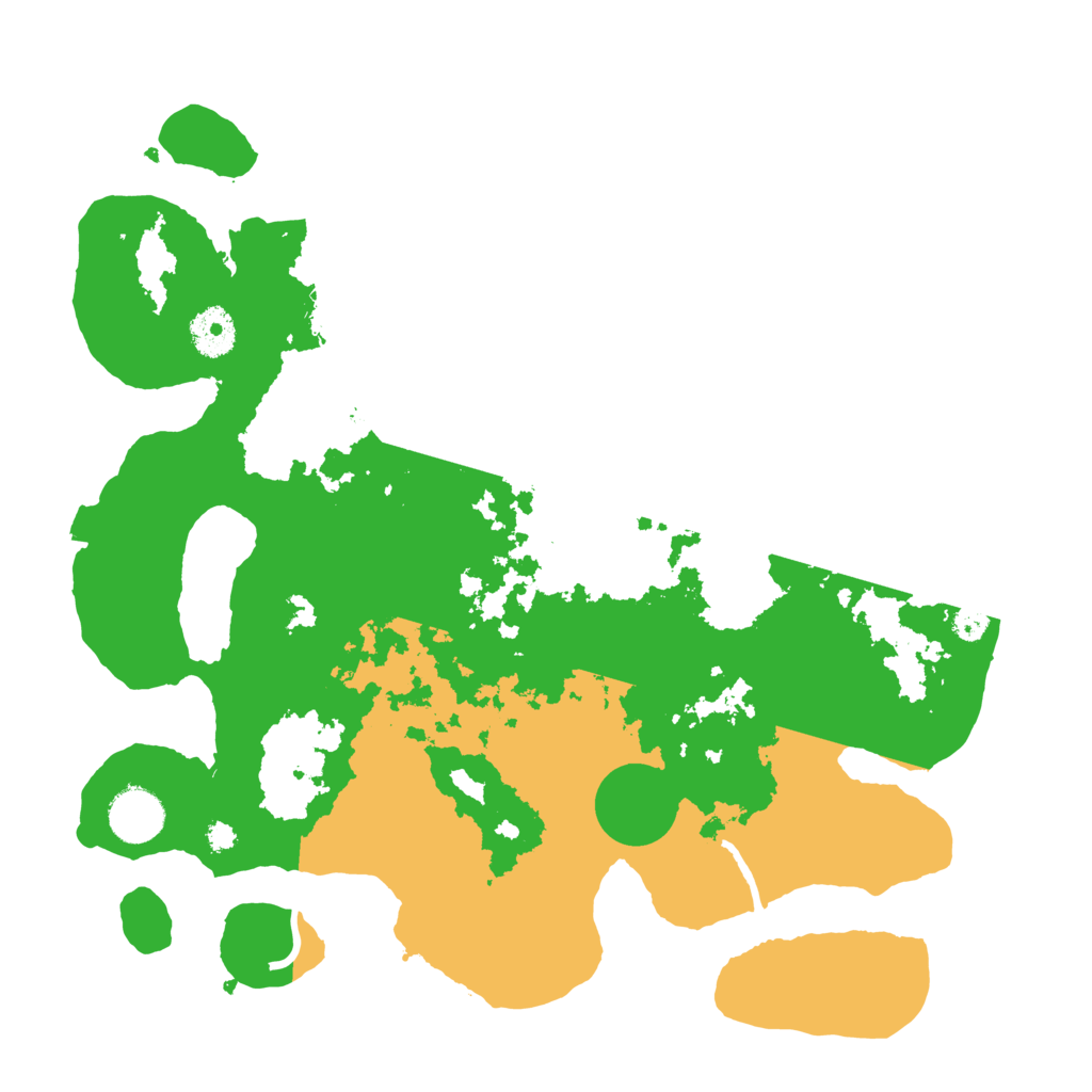 Biome Rust Map: Procedural Map, Size: 3500, Seed: 1159870916