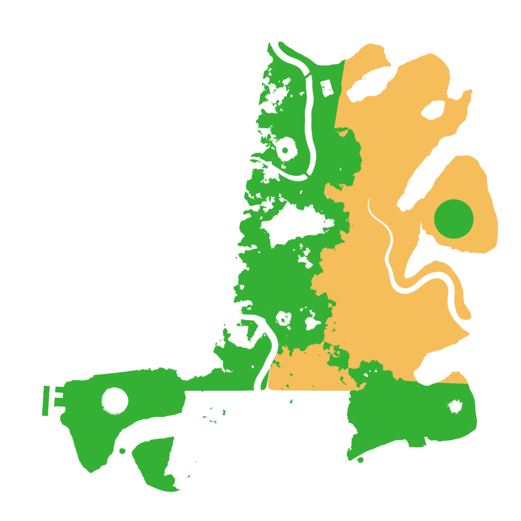 Biome Rust Map: Procedural Map, Size: 3500, Seed: 49513112