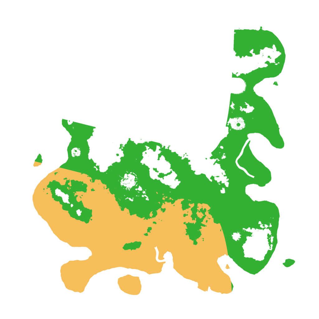 Biome Rust Map: Procedural Map, Size: 3500, Seed: 606039906