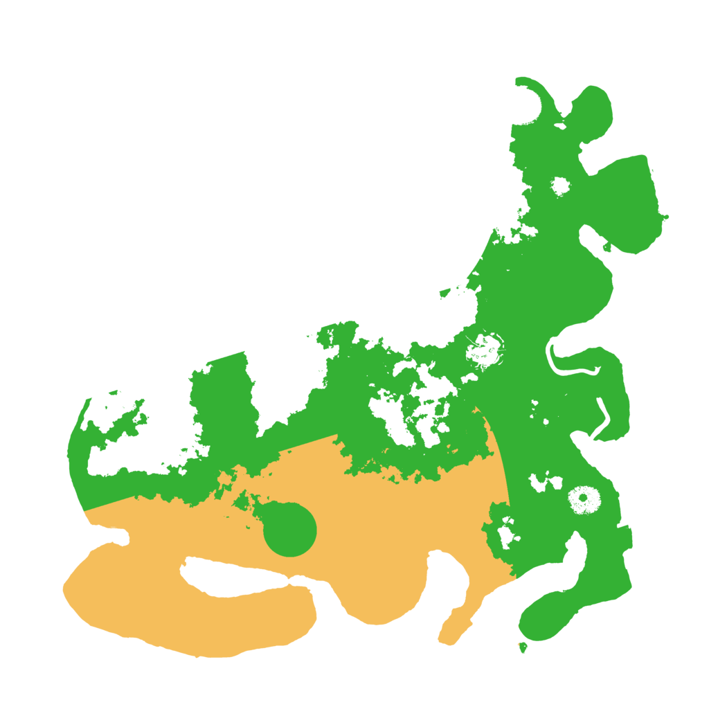 Biome Rust Map: Procedural Map, Size: 3500, Seed: 737916874