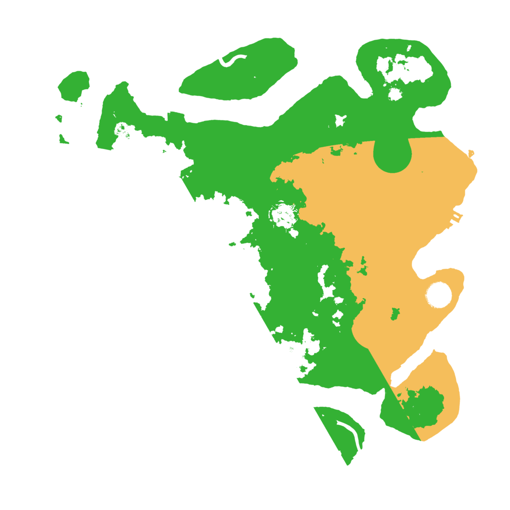 Biome Rust Map: Procedural Map, Size: 3500, Seed: 885659956