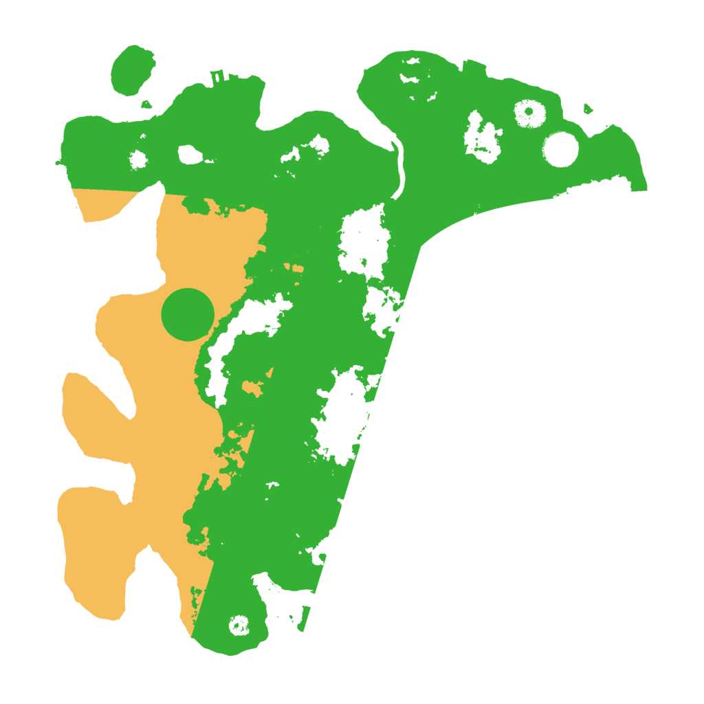 Biome Rust Map: Procedural Map, Size: 3500, Seed: 1051748268