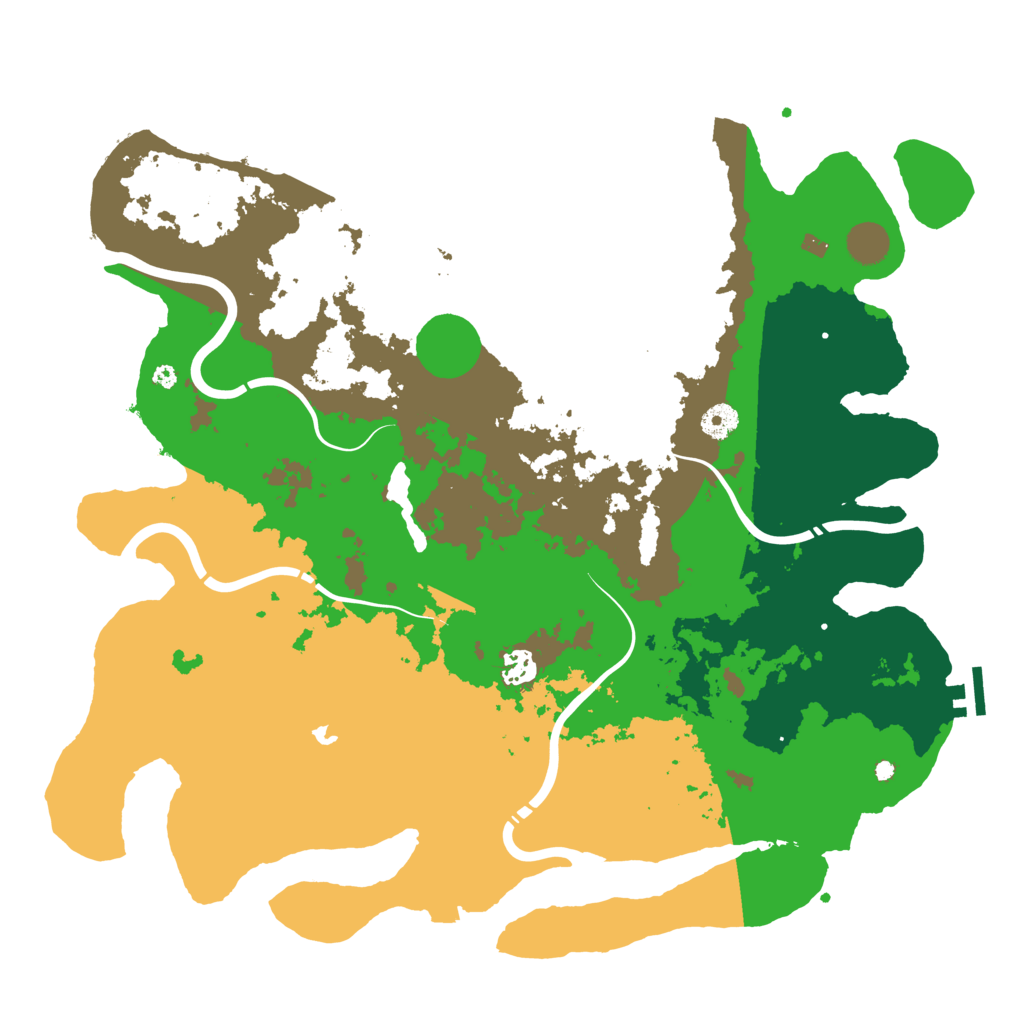 Biome Rust Map: Procedural Map, Size: 4250, Seed: 1165627692
