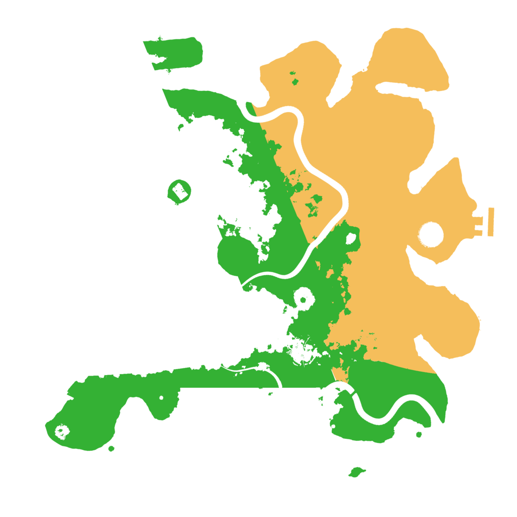 Biome Rust Map: Procedural Map, Size: 3650, Seed: 65041911