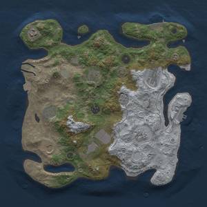 Thumbnail Rust Map: Procedural Map, Size: 3500, Seed: 78422169, 17 Monuments