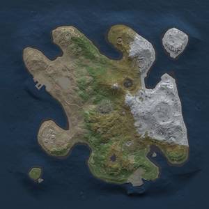 Thumbnail Rust Map: Procedural Map, Size: 2250, Seed: 11805151, 8 Monuments